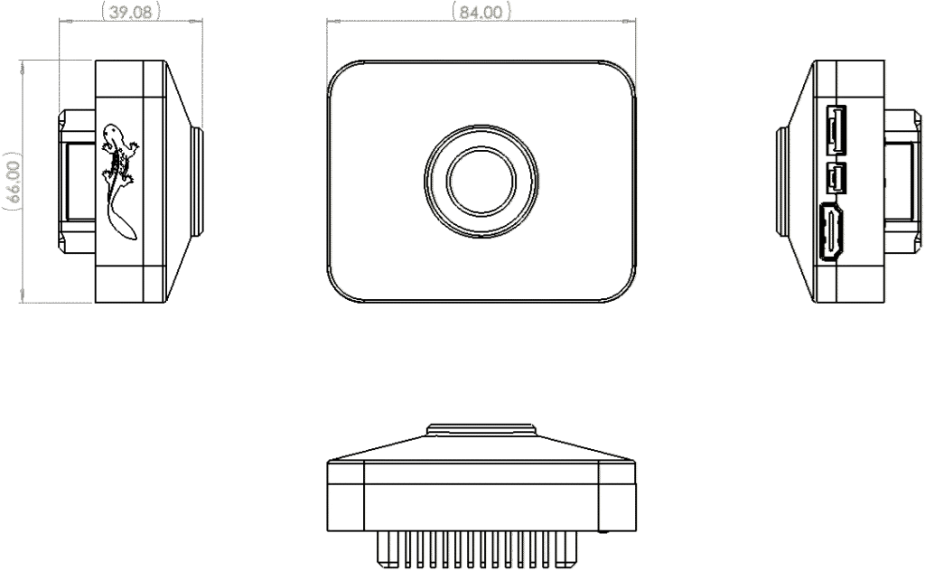 Hellbender Mono AI CV Camera 12